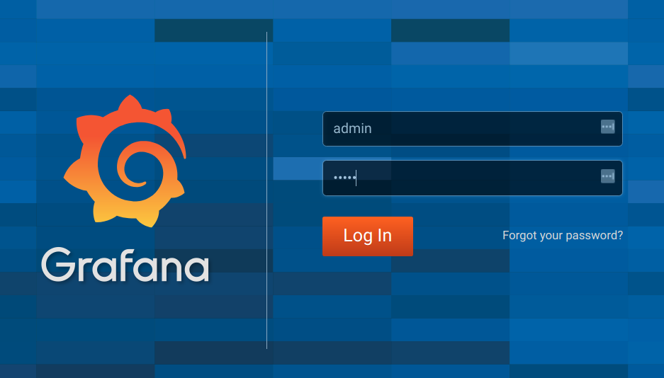 Grafana login